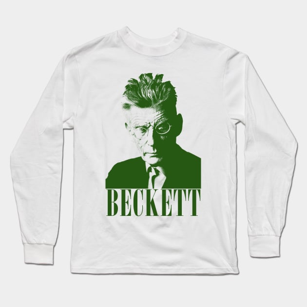 Samuel Beckett // Long Sleeve T-Shirt by unknown_pleasures